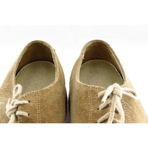Lands\' End‎ Shoes Sz 8.5 M Almond Toe Brown Derby Oxfords Leather Men main image 8